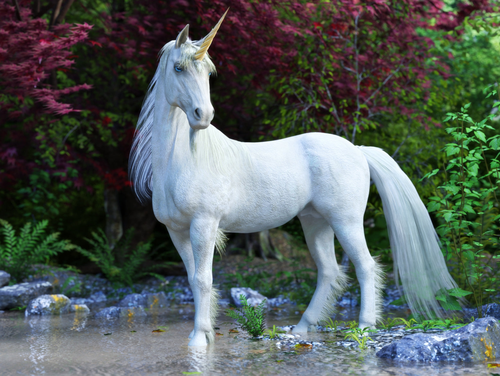 tap0564-1000x750-vliestapete-tapete-einhorn-pferd-weiss-m-dchen-kinderzimmer
