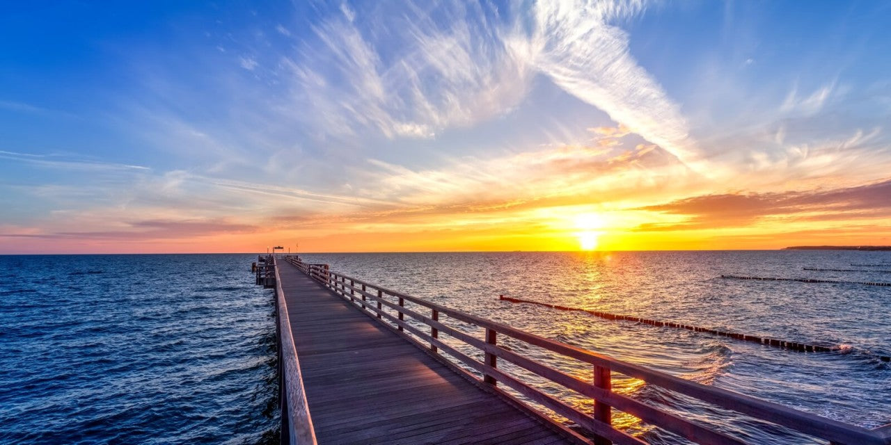 Vlies Tapete Poster Fototapete Natur Strand Meer Sonne