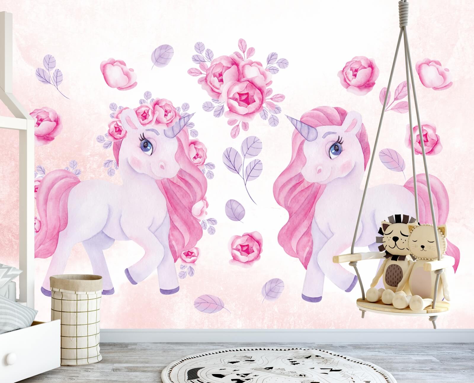 0080-1000-x-750-tapete-vlies-kinder-einhorn-aquarell-ir1