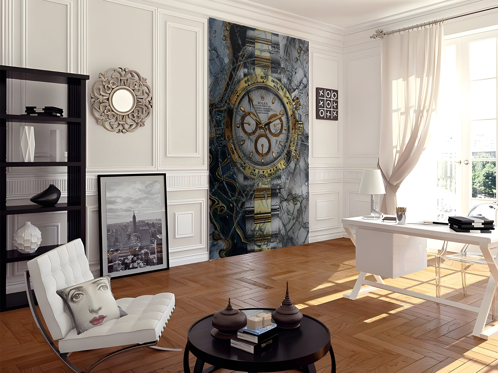Vlies Tapete XXL Poster Fototapete MARBLE WATCH