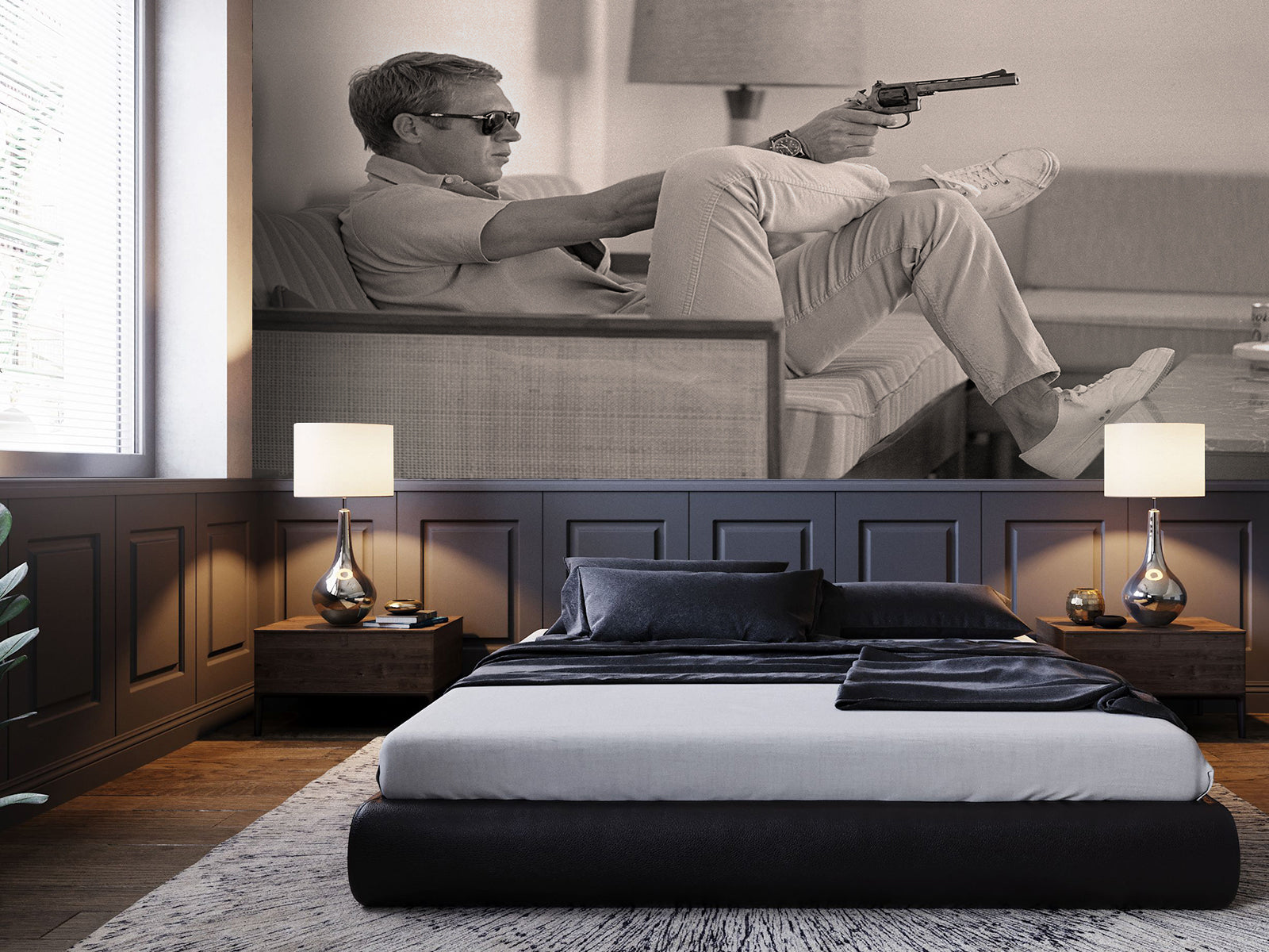 Vlies Tapete XXL Poster Fototapete STEVE MC QUEEN