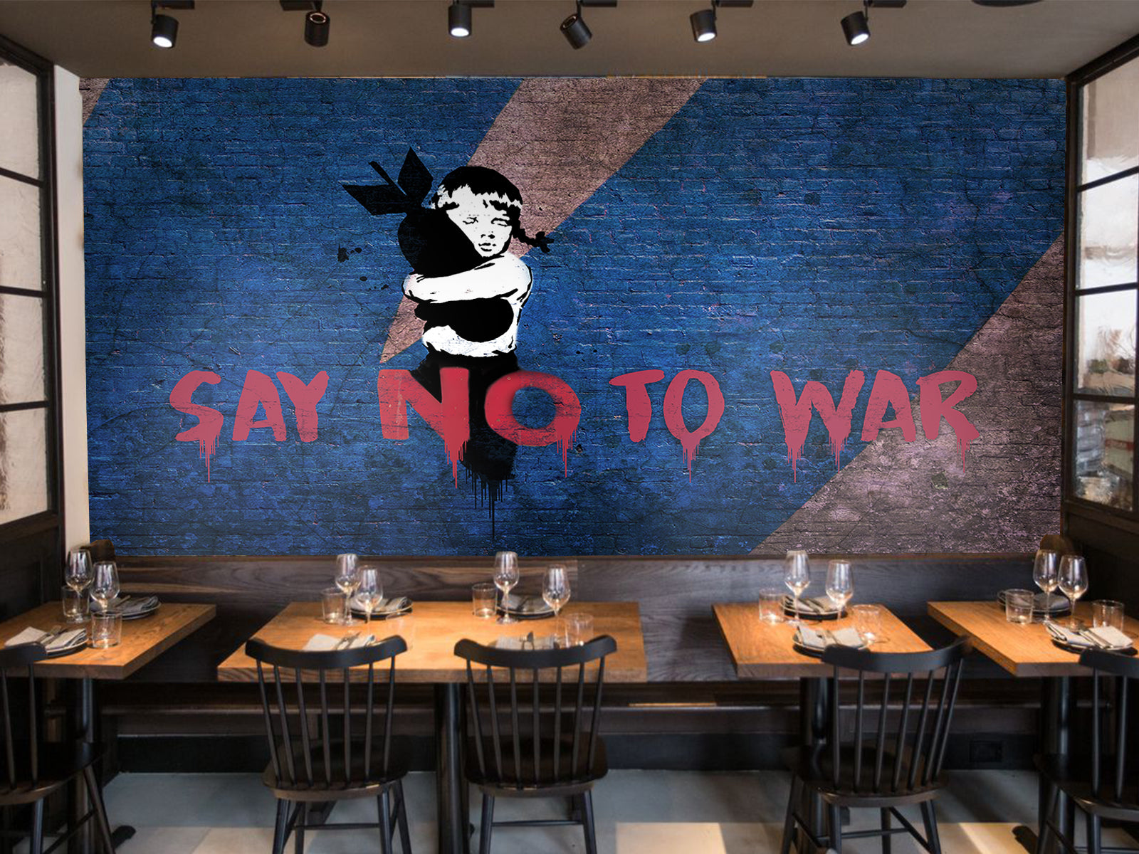 Fototapete SAY NO TO WAR