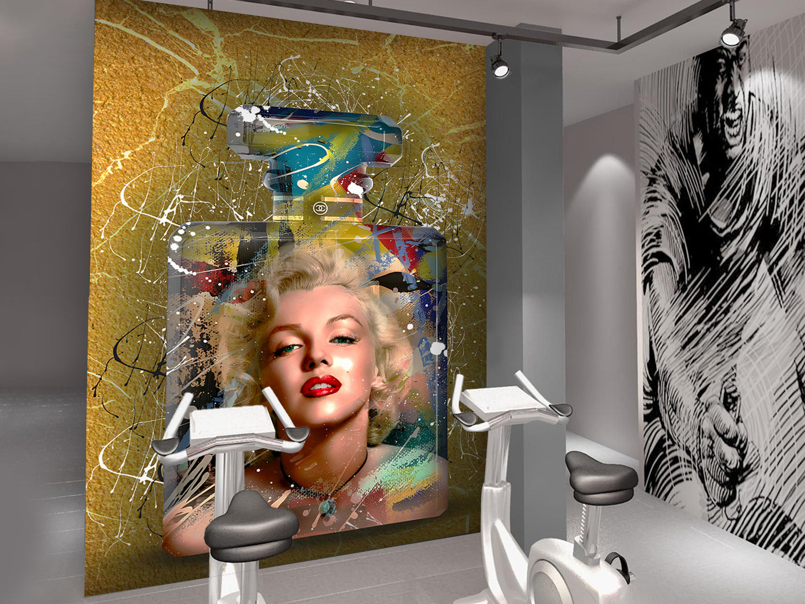 Vlies Tapete XXL Poster Fototapete MARILYN MONROE PERFUME