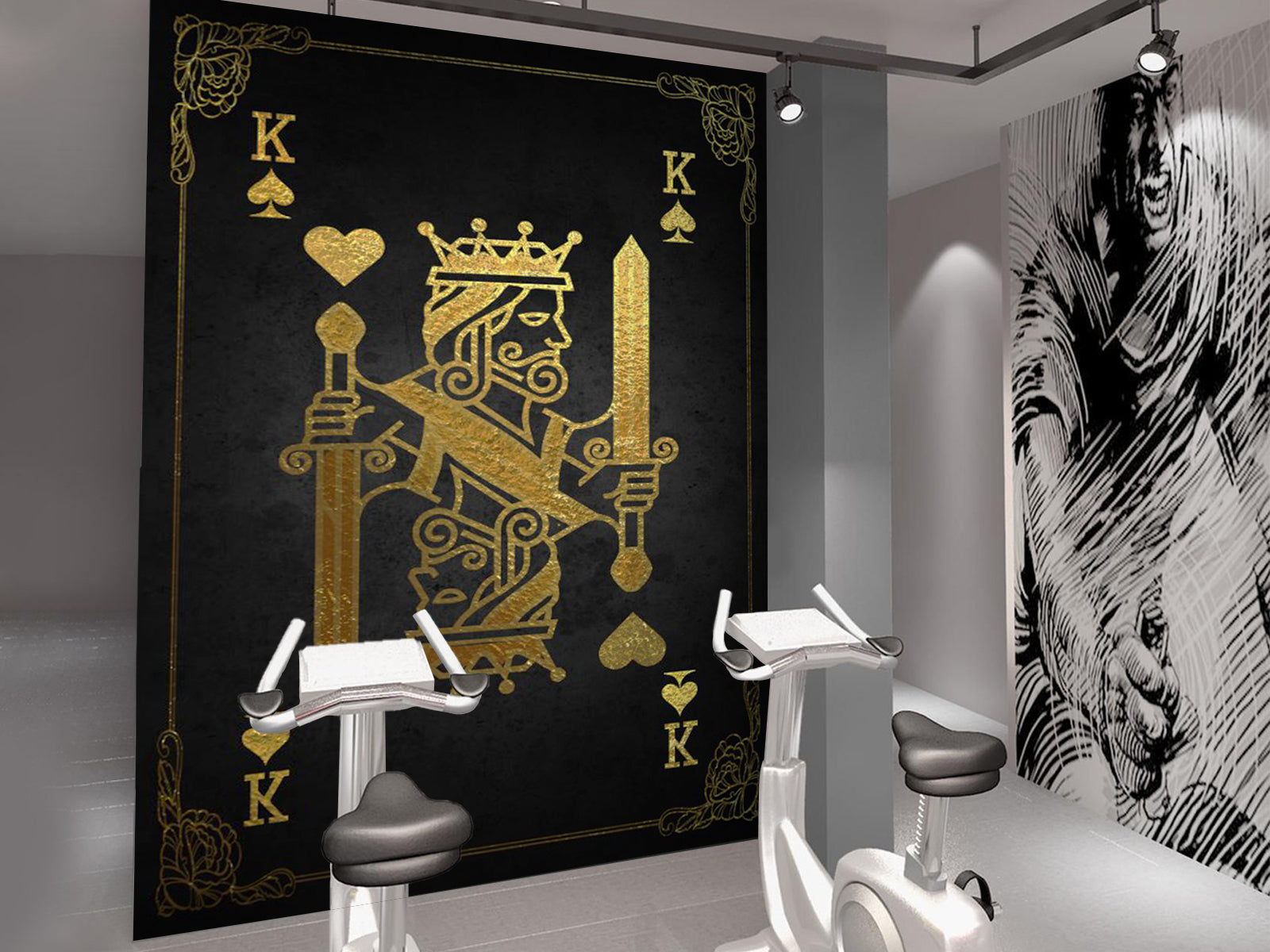 Vlies Tapete XXL Poster Fototapete KING CARD JAUX
