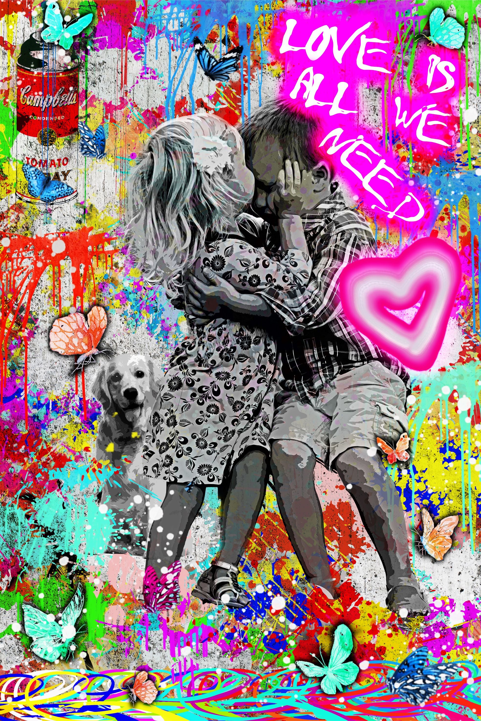 Vlies Tapete XXL Poster Fototapete LOVE KIDS