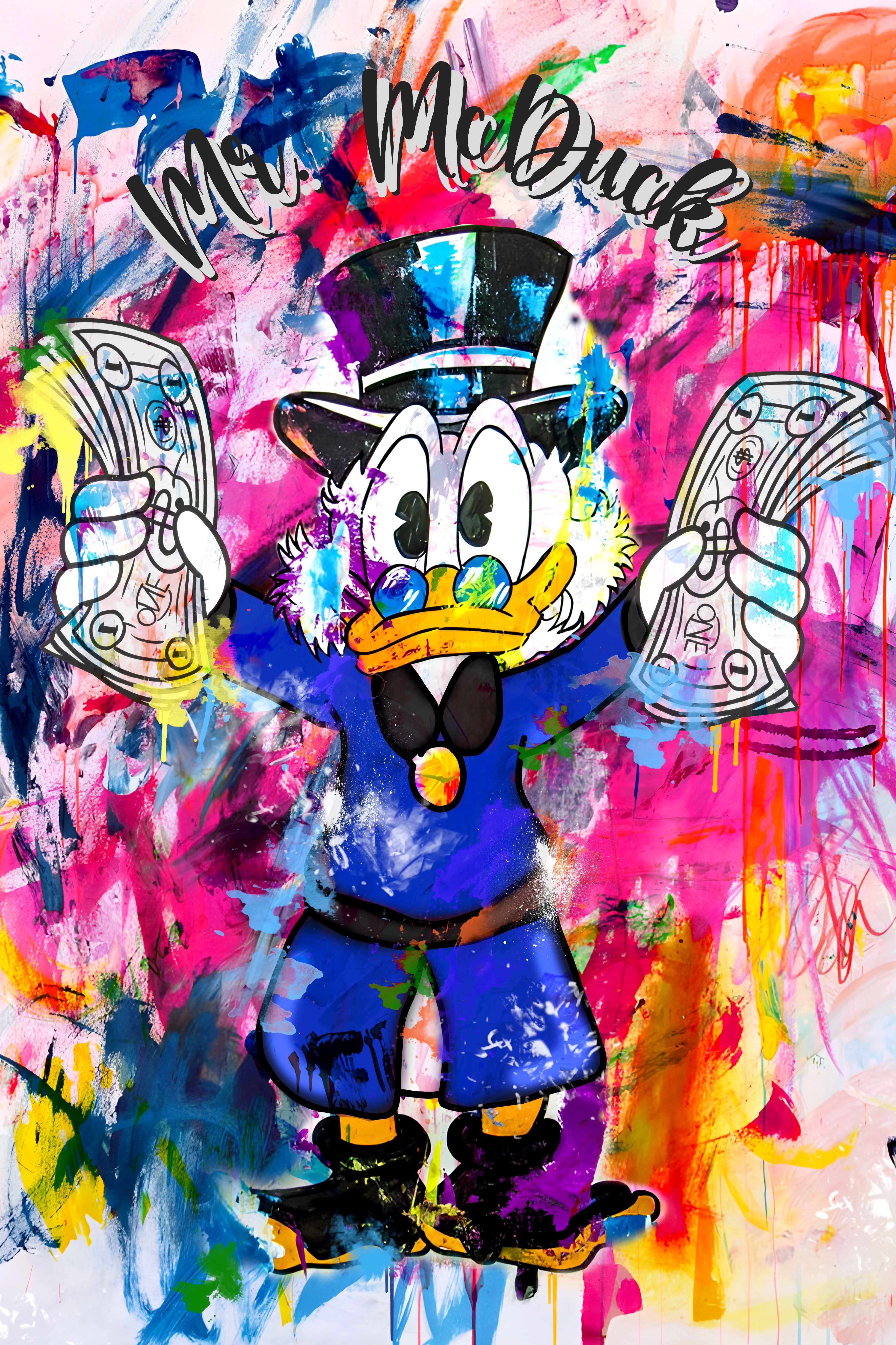 Vlies Tapete XXL Poster Fototapete MULTI DUCK