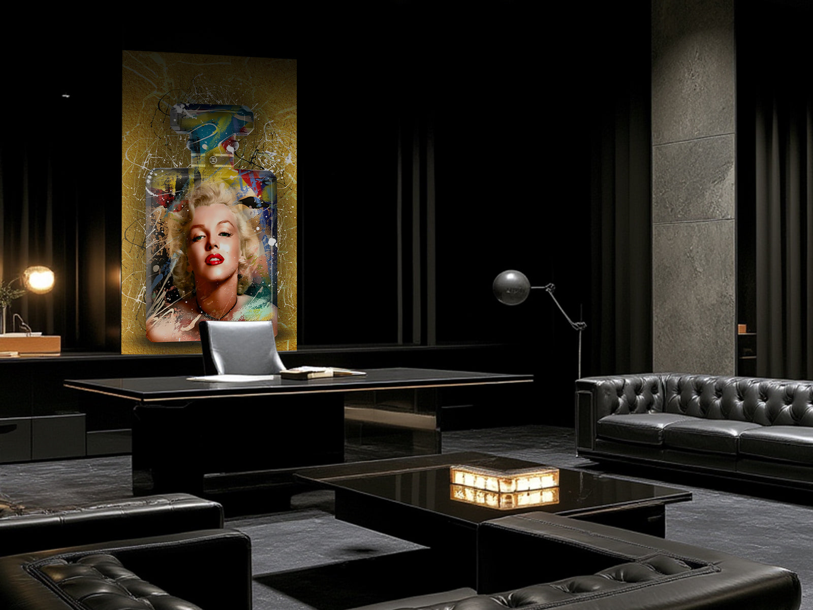 Vlies Tapete XXL Poster Fototapete MARILYN MONROE PERFUME