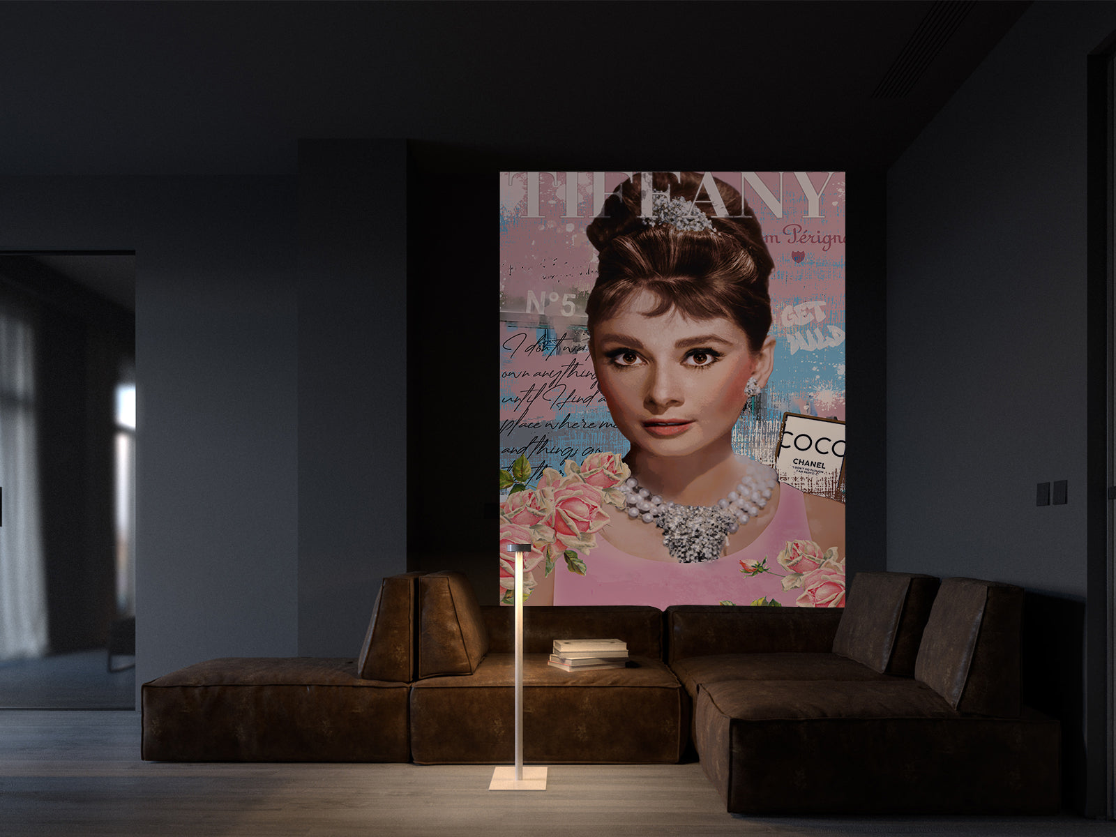 Vlies Tapete XXL Poster Fototapete AUDREY TIFFANY