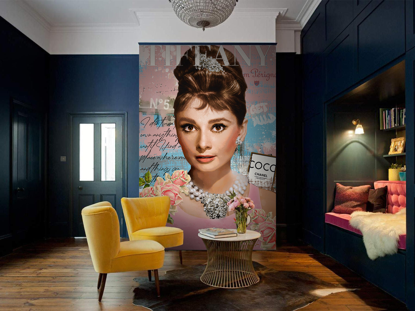 Vlies Tapete XXL Poster Fototapete AUDREY TIFFANY