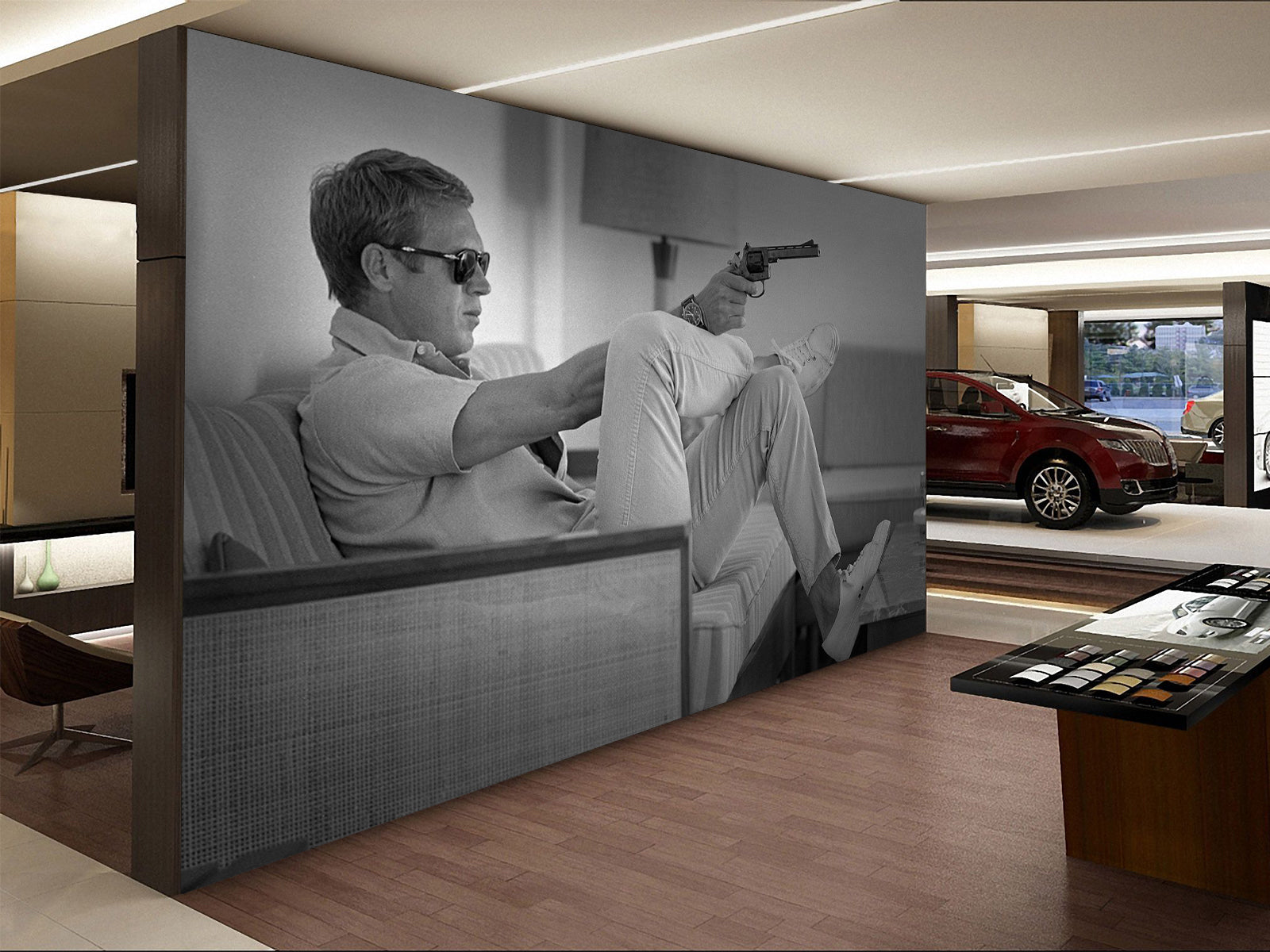 Vlies Tapete XXL Poster Fototapete STEVE MC QUEEN