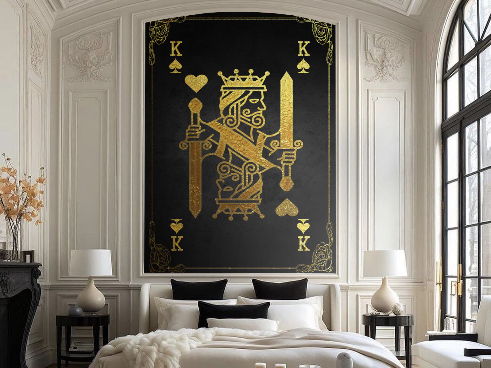 Vlies Tapete XXL Poster Fototapete KING CARD JAUX
