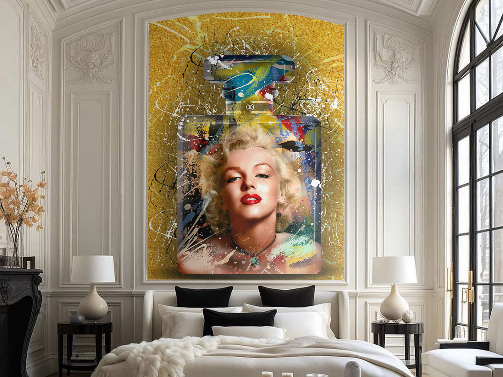 Vlies Tapete XXL Poster Fototapete MARILYN MONROE PERFUME