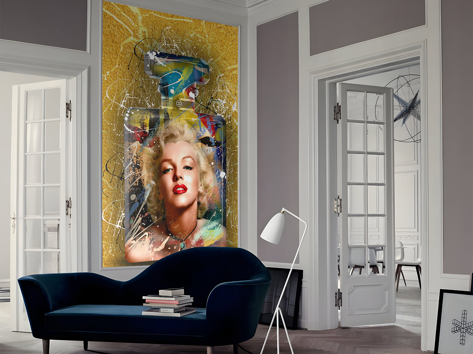 Vlies Tapete XXL Poster Fototapete MARILYN MONROE PERFUME