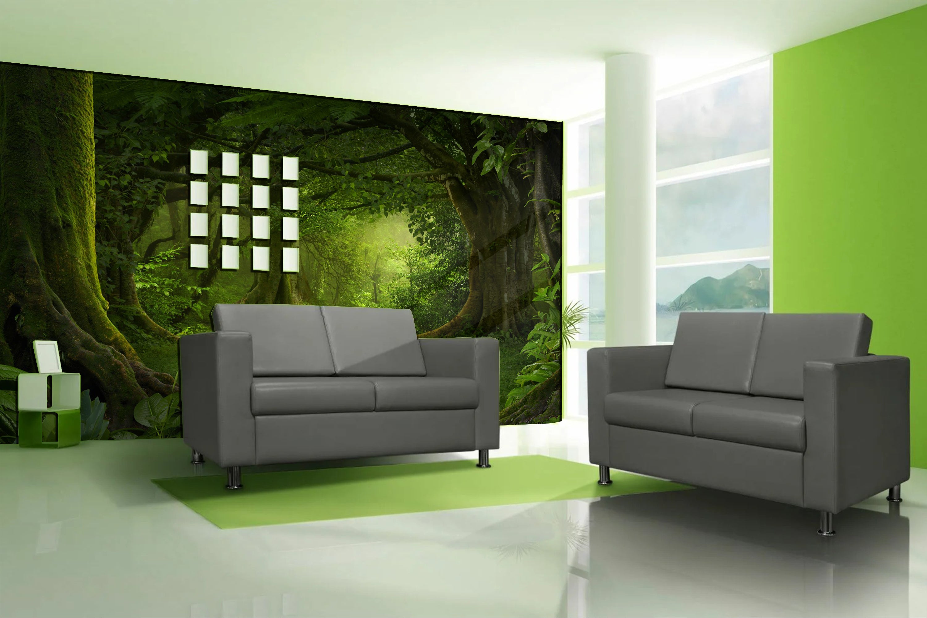 Vlies Tapete XXL Poster Fototapete mystischer Wald