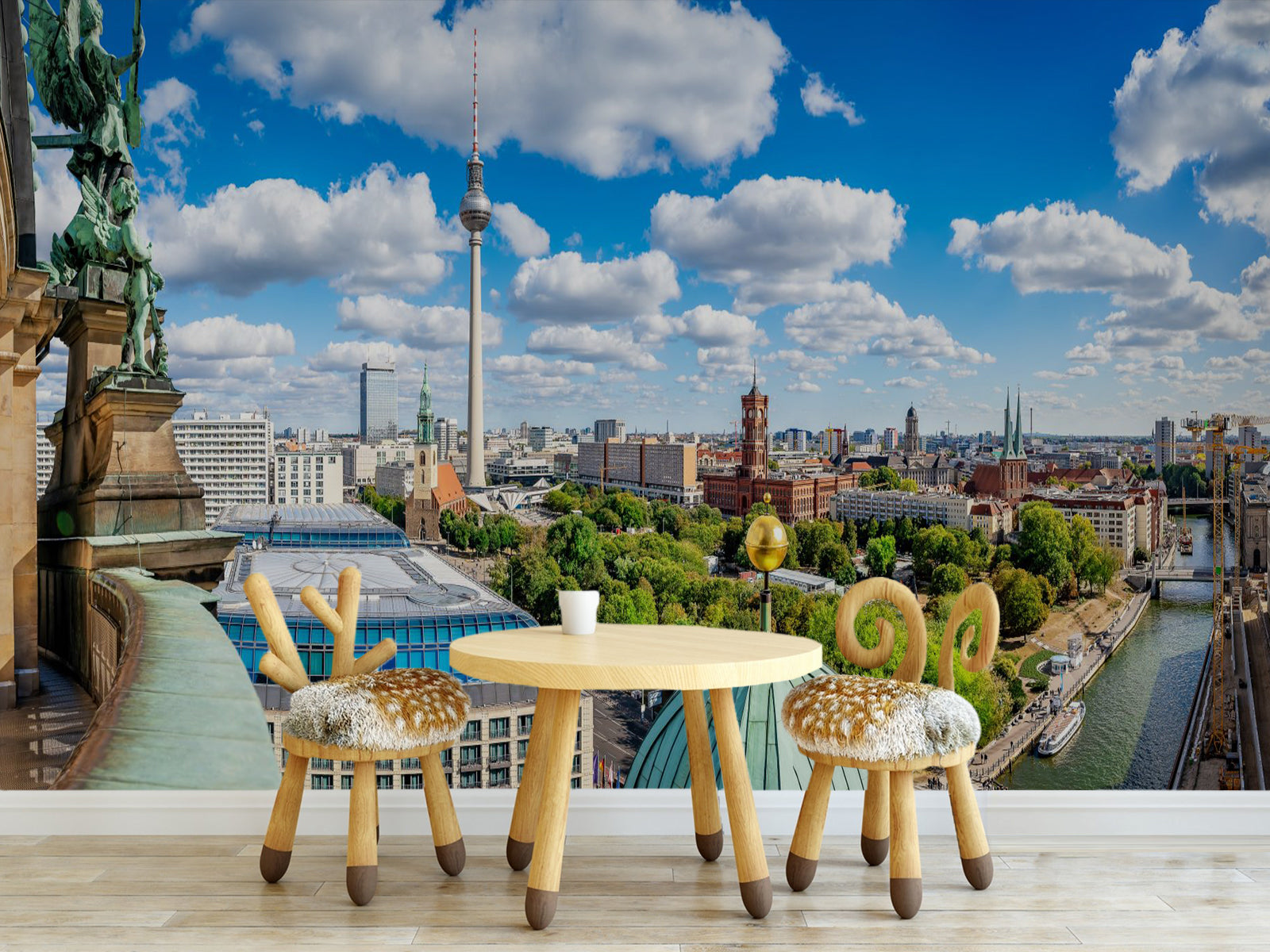 Vlies Tapete XXL Poster Fototapete Berlin Fernsehturm