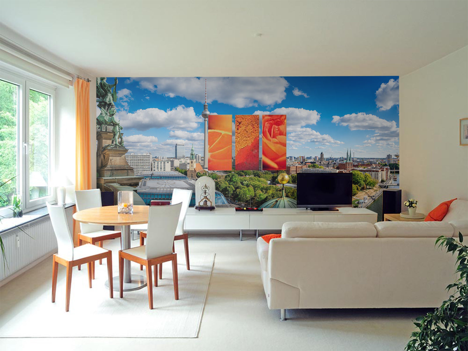 Vlies Tapete XXL Poster Fototapete Berlin Fernsehturm