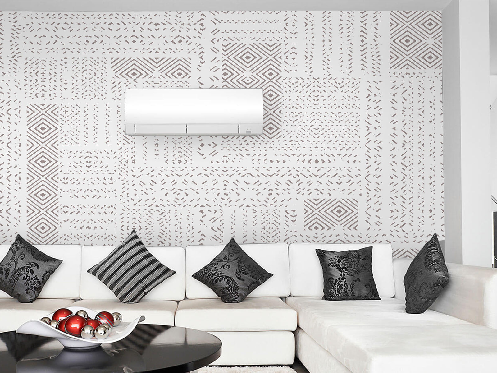 Vlies Tapete XXL Poster Fototapete Modern Muster Farbe