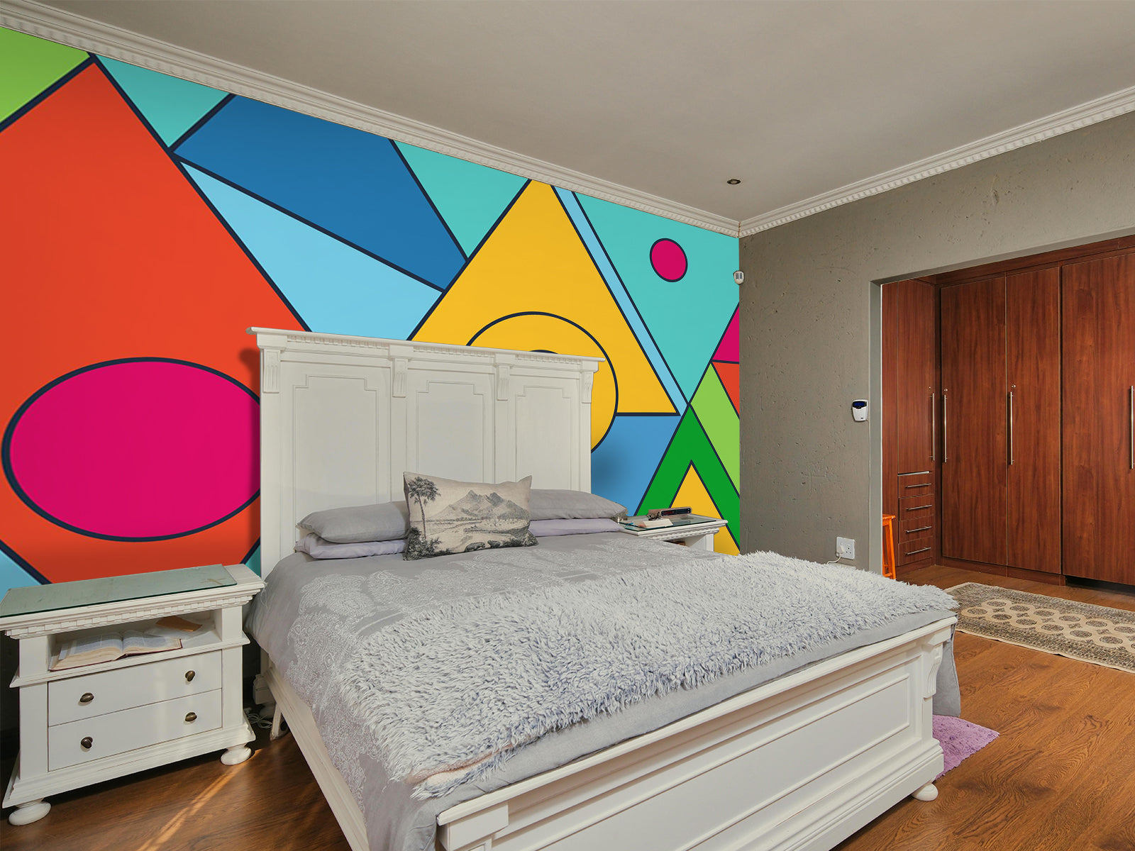 Vlies Tapete XXL Poster Fototapete Moderne kräftige Farben
