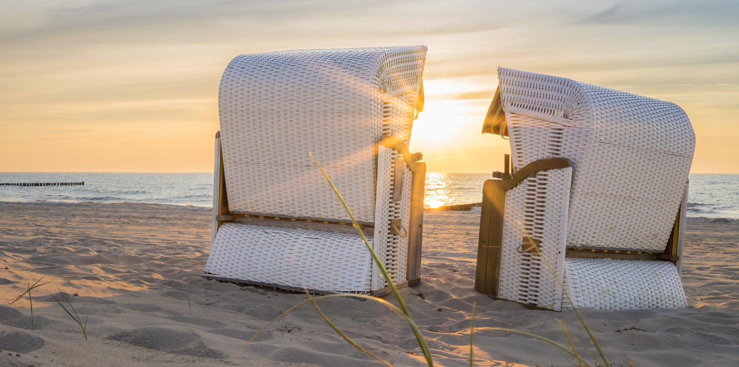 p0254-magnettafel-panorama-bild-strandkorb-sonnenuntergang