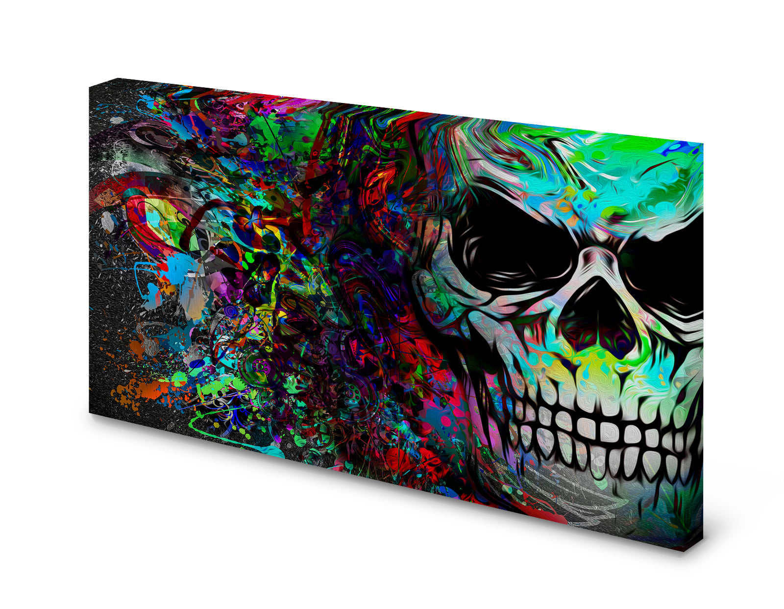 pn0320-60x40-magnettafel-pinnwand-totenkopf-grafitti-bunt