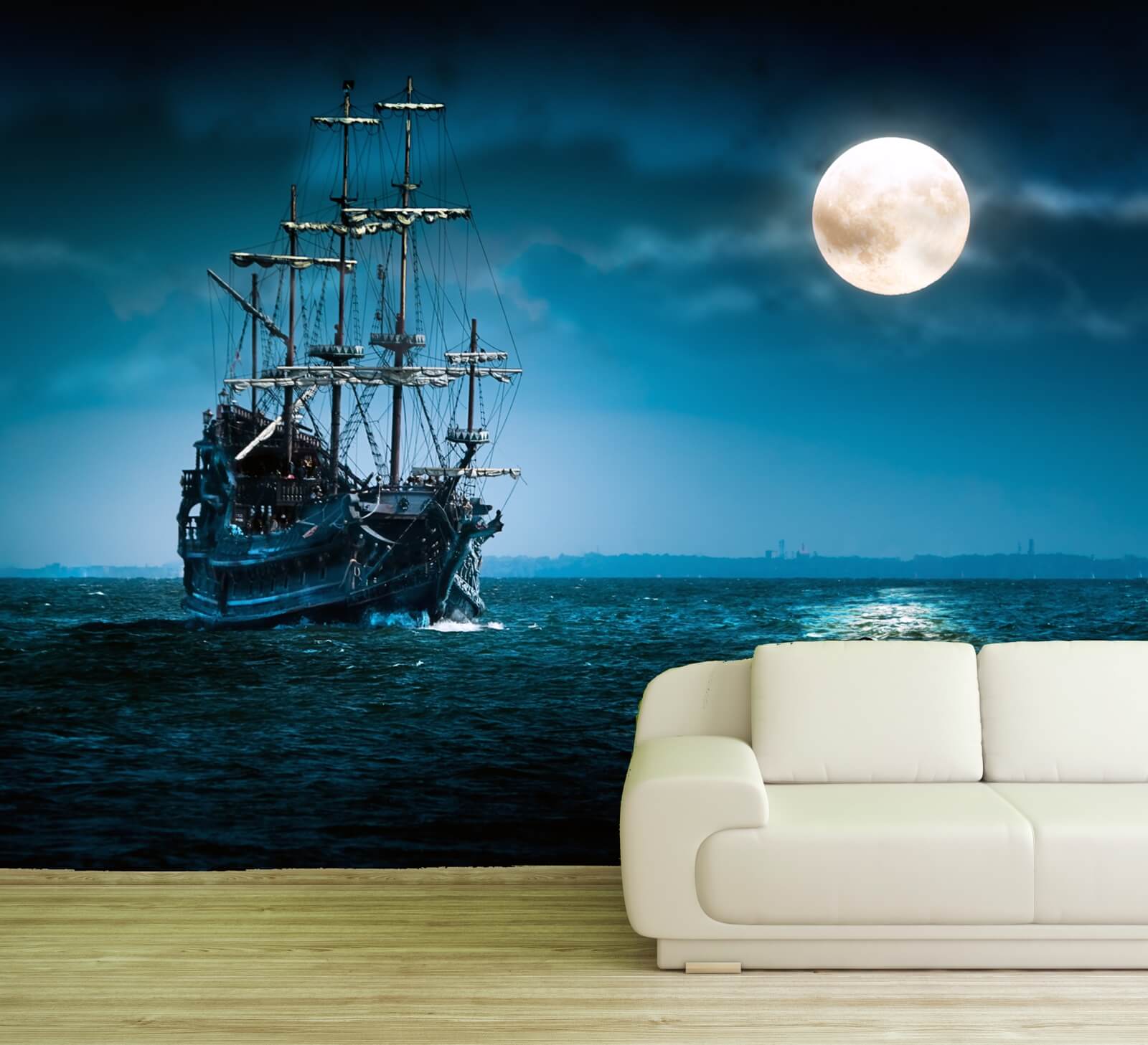 tap0295-1000-x-750-vlies-tapete-fantasy-nacht-piratenschiff-vollmond-ir1