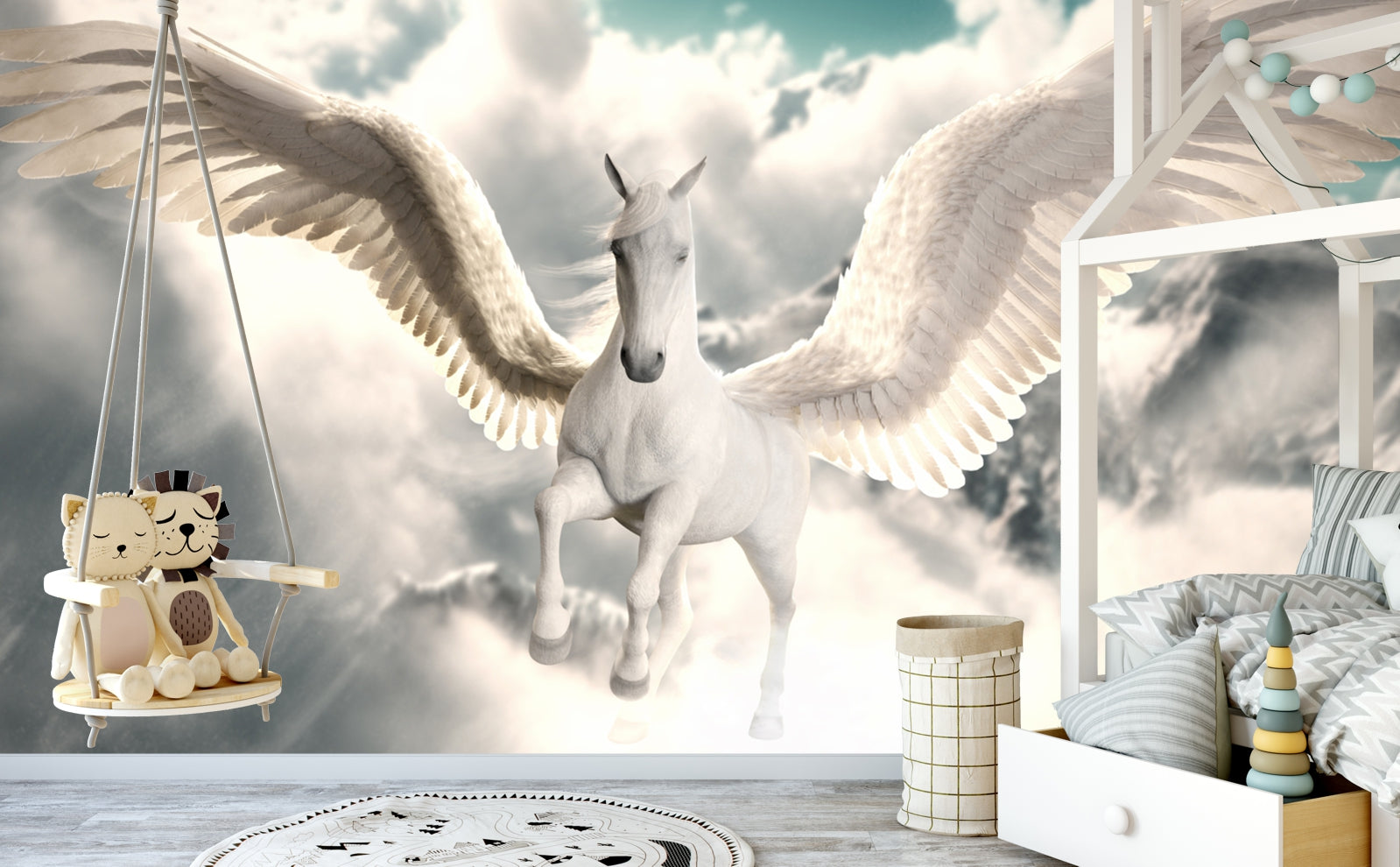 tap0565-1000x500-vliestapete-tapete-einhorn-pegagsus-pferd-fluegel-wolken-m-dchen-kinderzimmer-ir1