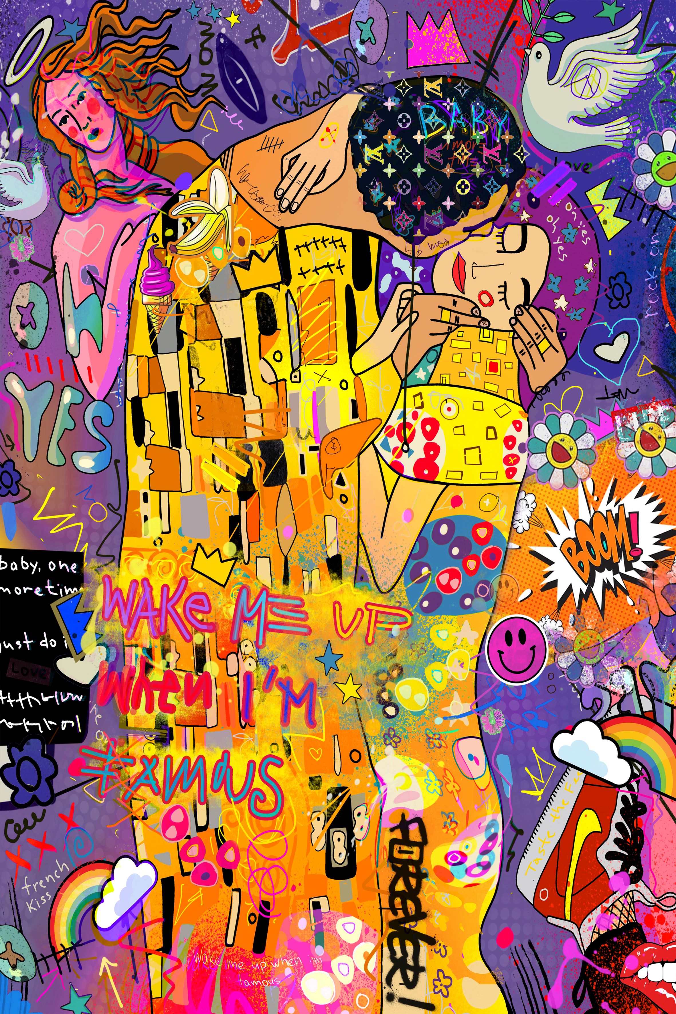 Vlies Tapete XXL Poster Fototapete urban popart
